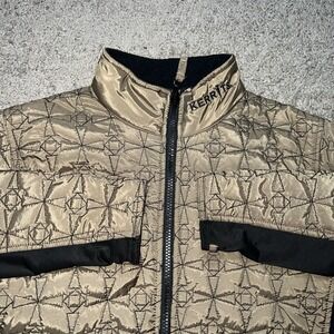 Kerrits Quilted Jacket Women's Small Brown Riding Equestrian Full Zip